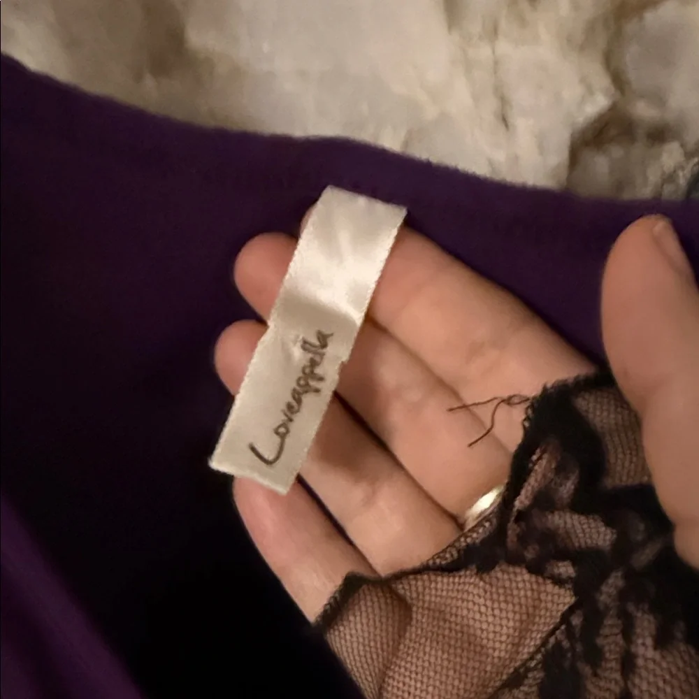 Loveappella Deep Purple Maxi Dress - Picture 2 of 4